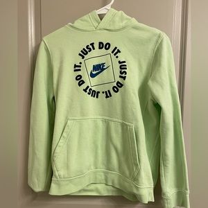 Nike Just Do It Graphic Hoodie Sweater Multiple Sizes Green